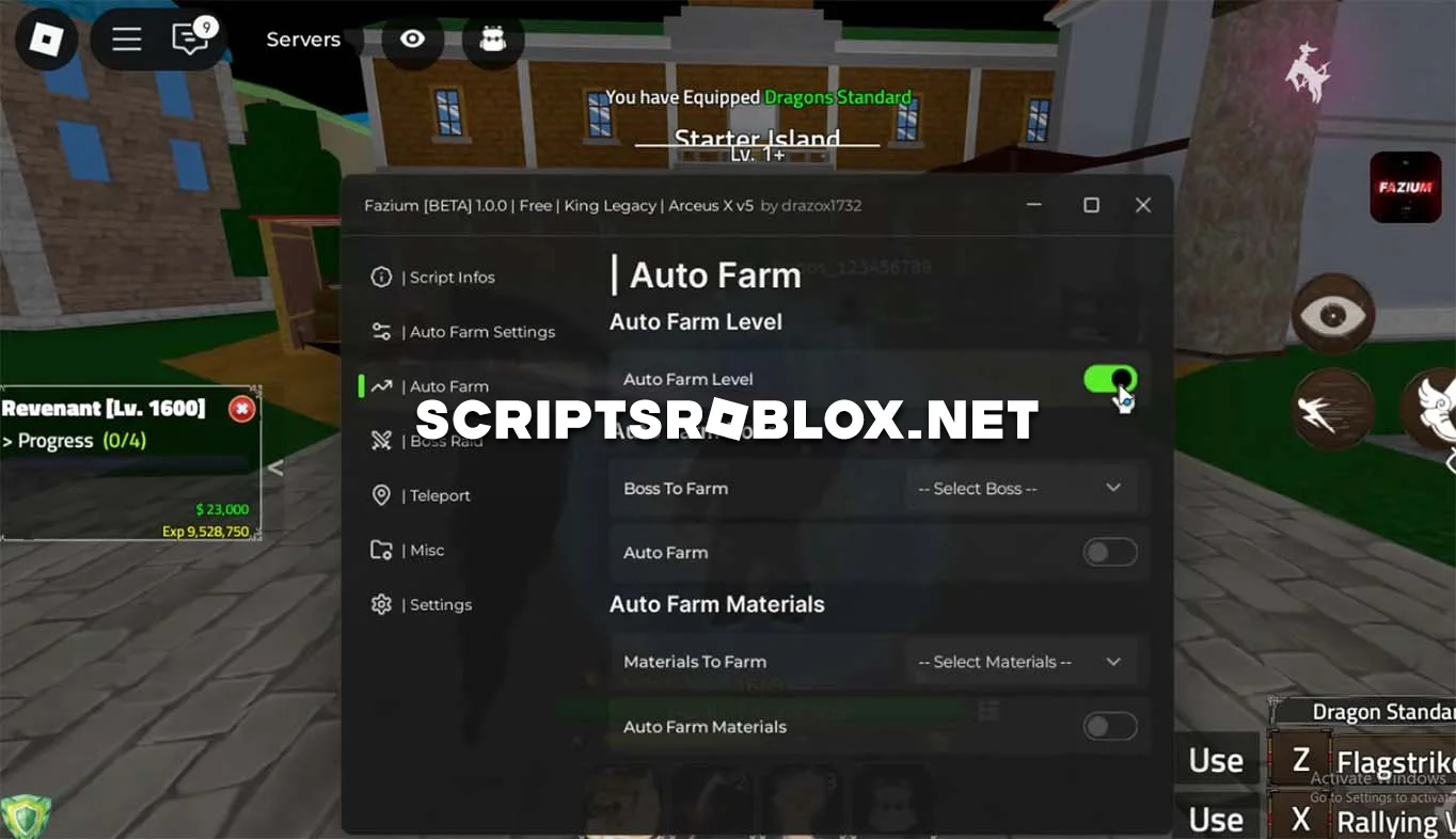 King Legacy Script 2025 - Auto Farm, Auto Raid, Teleports & More