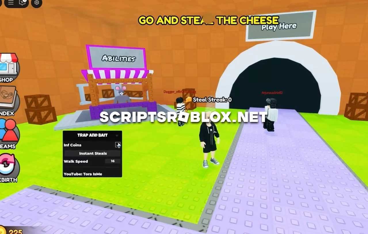 Trap and Bait Script: Infinite Coins, Walkspeed & More