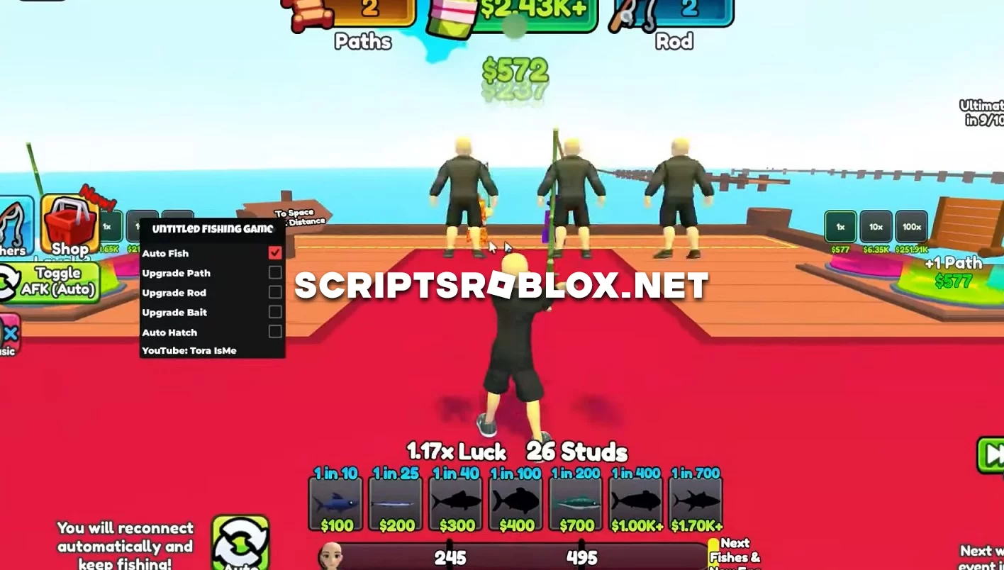 Untitled Fishing Game Script: Auto Fish, Auto Upgrade & More