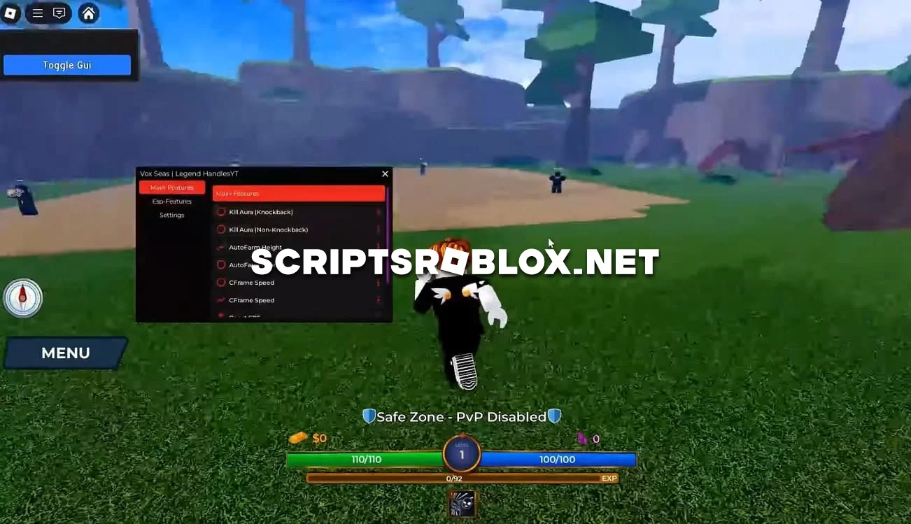 Vox Seas Script GUI: Auto Farm, Kill Aura, Esp & More (Keyless)