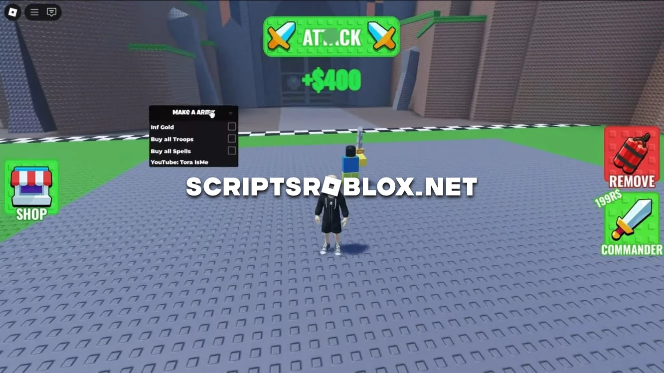 Make a Army Script - Auto Money, Infinite Gold & More