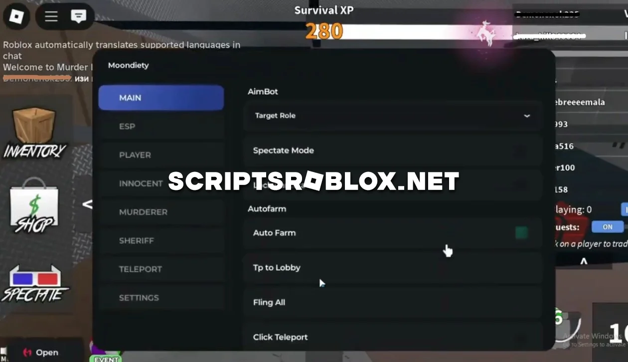 Murder Mystery 2 Script 2025 - Auto Farm, Kill All & More