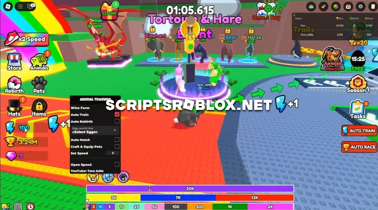 Best Animal Training Script - Wins Farm, Auto Rebirth & More