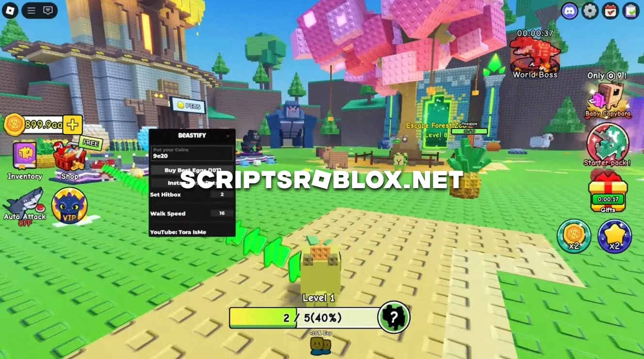 Roblox Beastify Script - Infinite Money, Buy Best Eggs & More