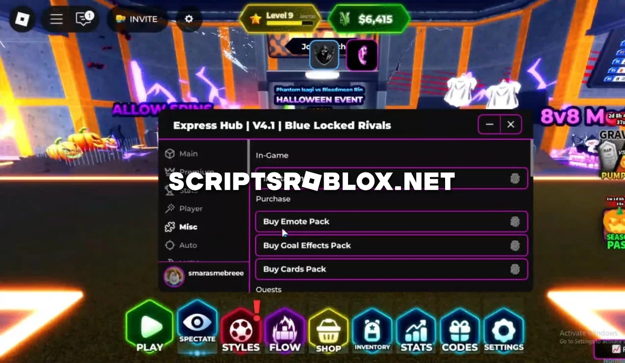 Blue Lock Rivals Script Pastebin - Infinite Stamina, Auto Goal & More