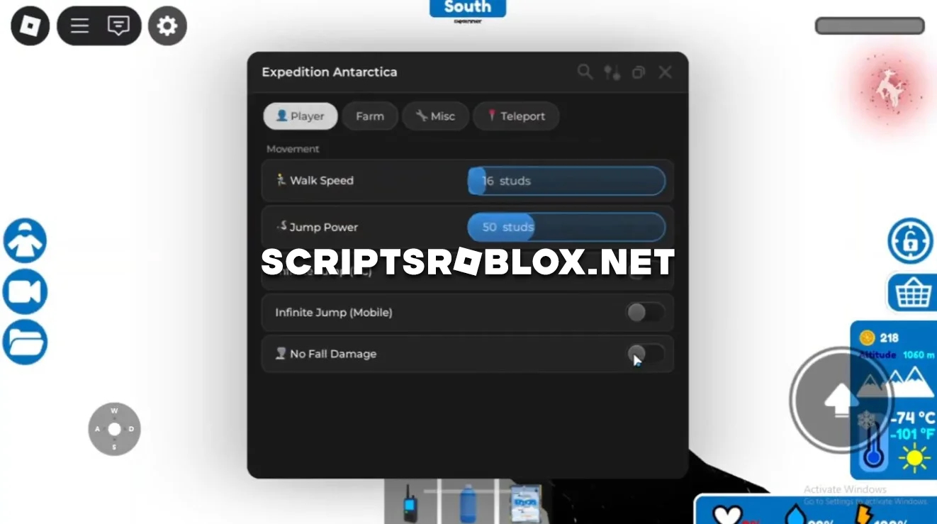 Expedition Antarctica Script: Auto Farm, Teleports & More