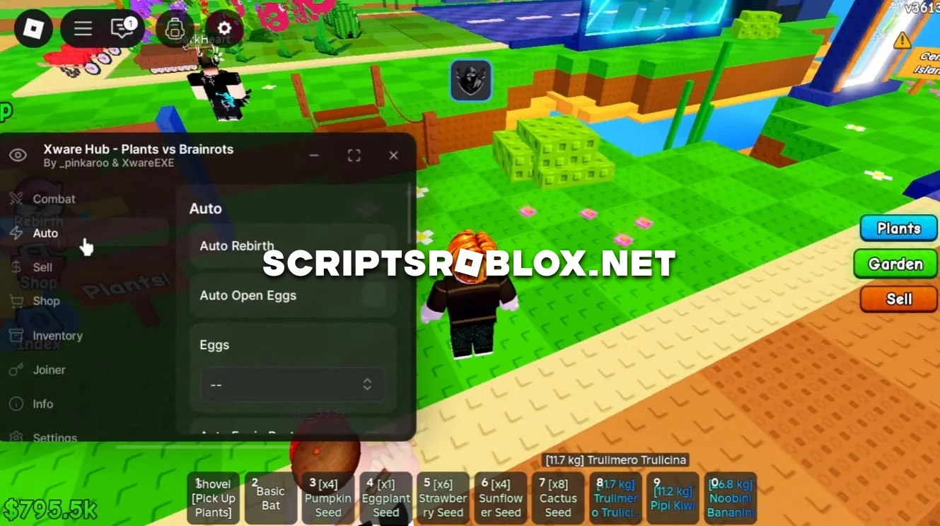 Plants Vs Brainrots Script Pastebin 2025 - Auto Farm, Auto Buy & More