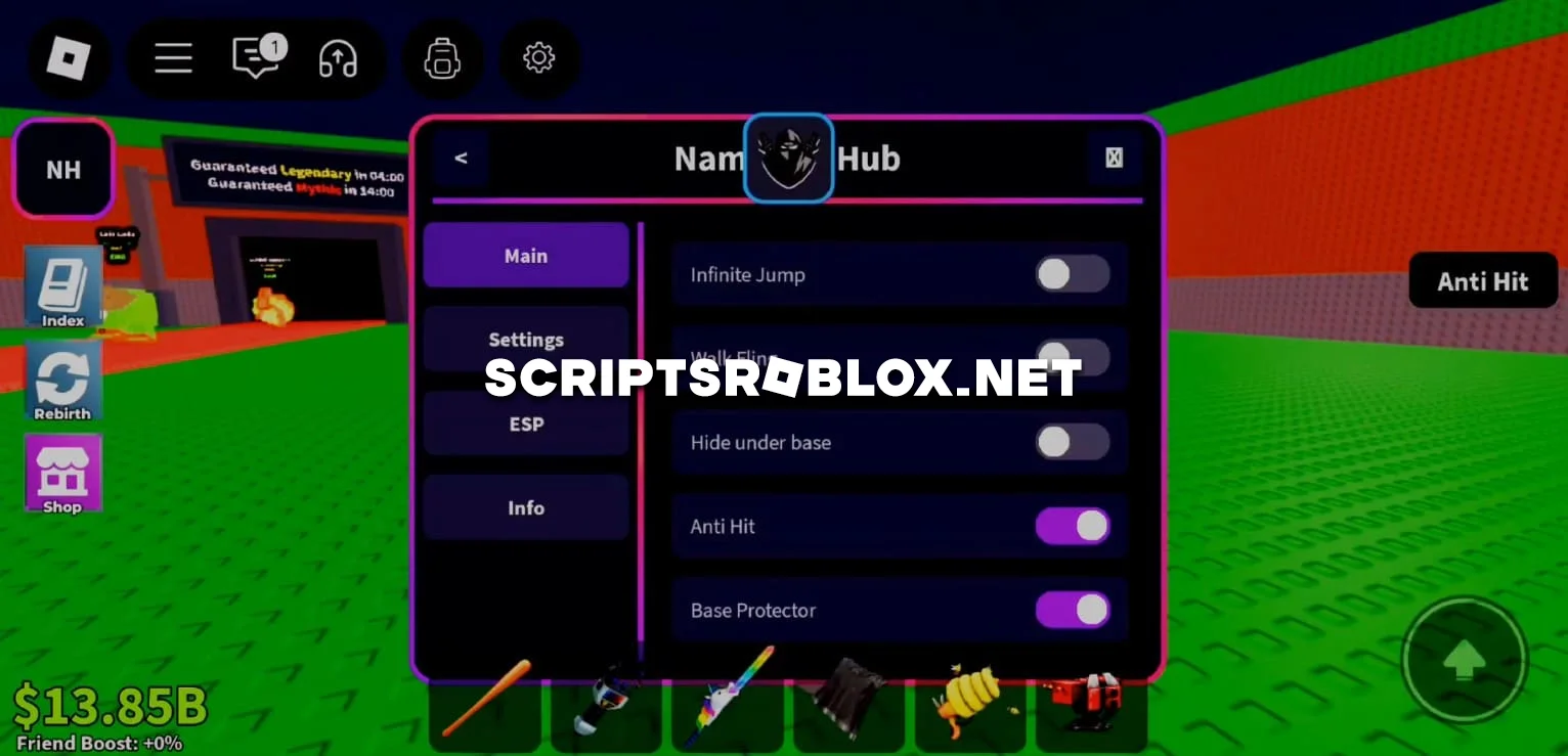 Steal a Brainrot Script (Nameless Hub) - Invisible Steal & More