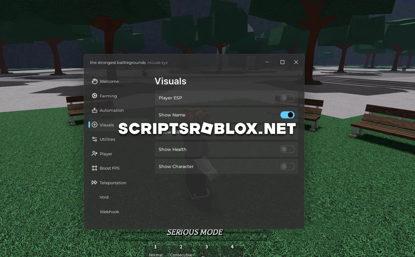 The Strongest Battlegrounds Script - Auto Farm, Esp, Auto Safe Zone