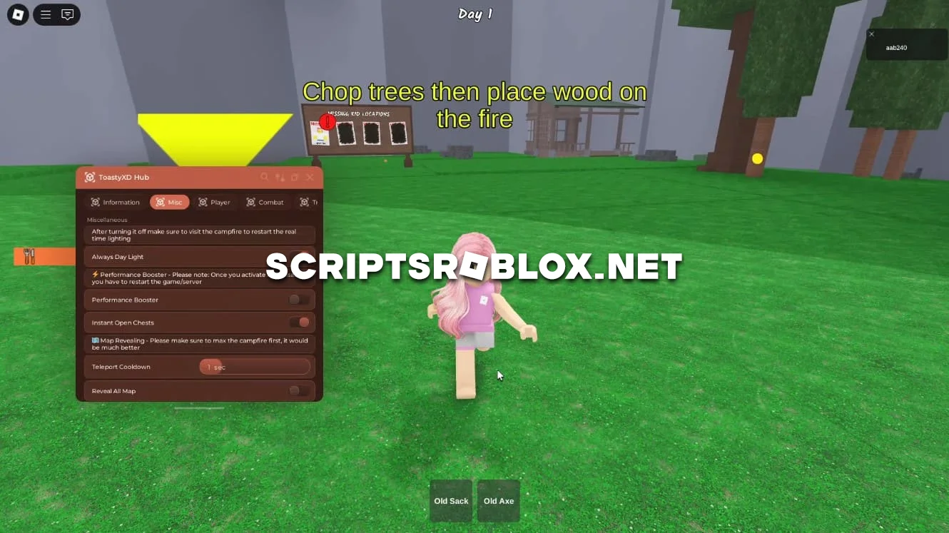 ToastyXD Hub - Best 99 Nights in the Forest Script (NO KEY)