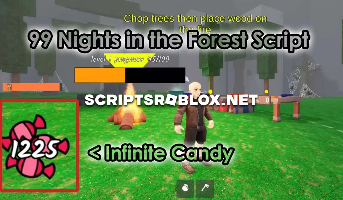 99 Nights in the Forest Script – Infinite Candy (No Key, Halloween Event 2025)