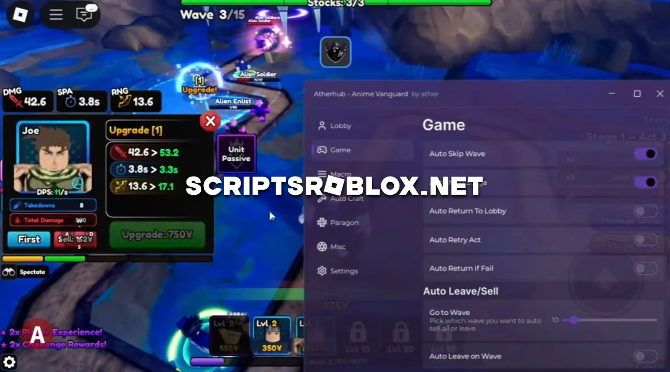 Anime Vanguards Script Pastebin - Auto Farm Level, Auto Craft & More