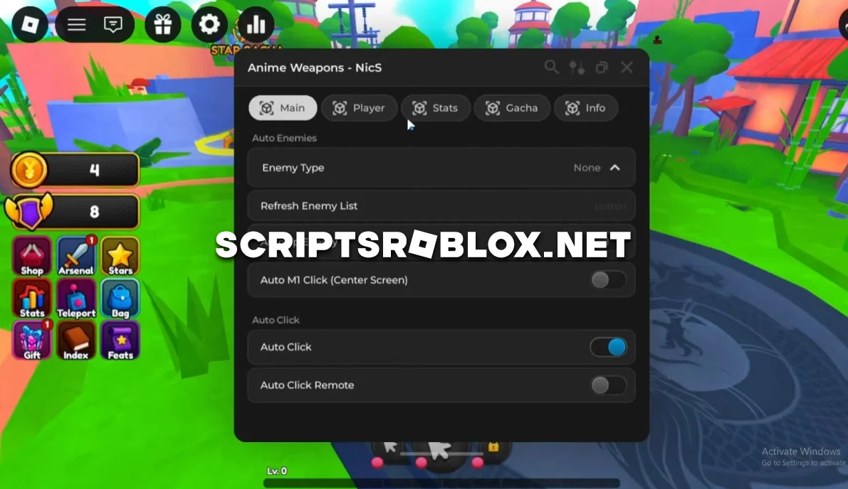 Anime Weapons Script - Auto Farm, Auto Stats, Redeem All Codes & More