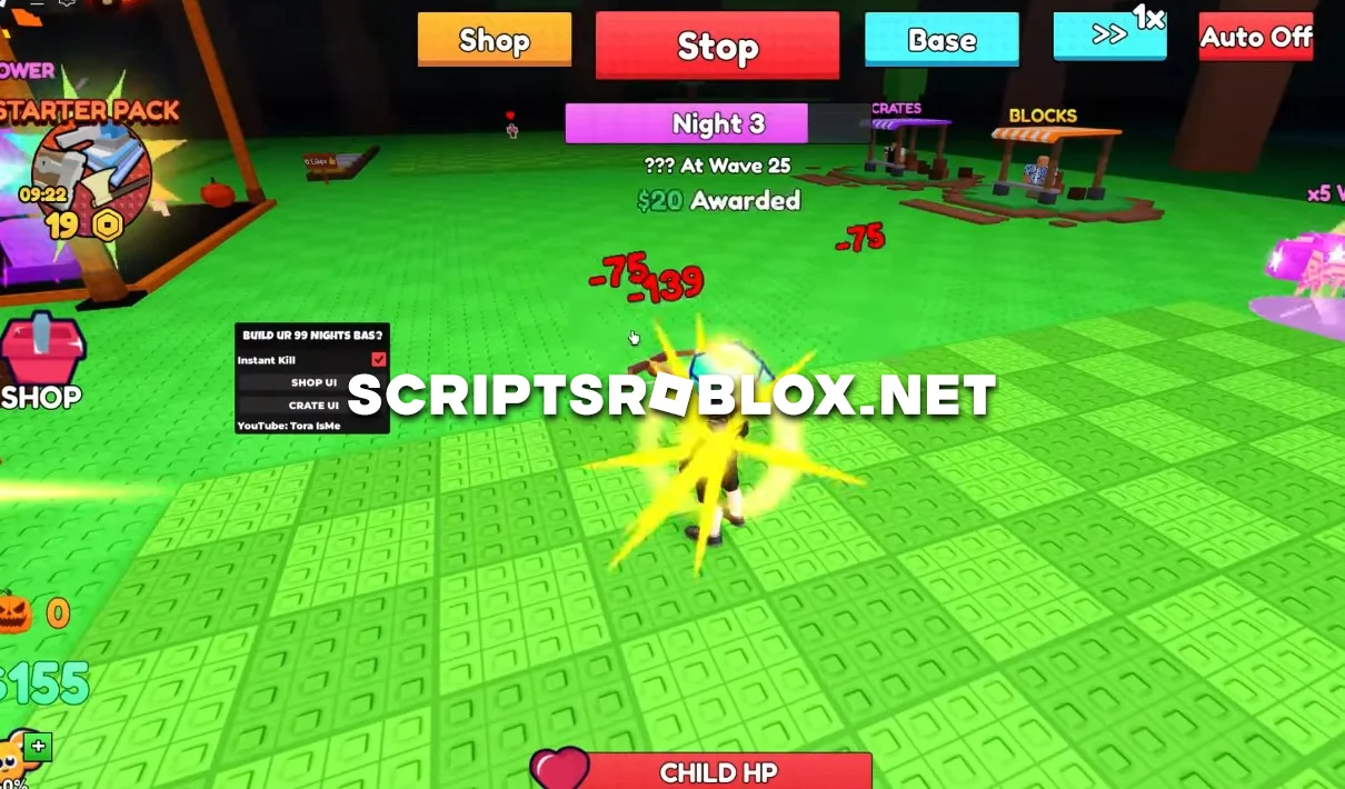 Roblox Build ur 99 Nights Base Script: Instant Kill, Shop UI & More
