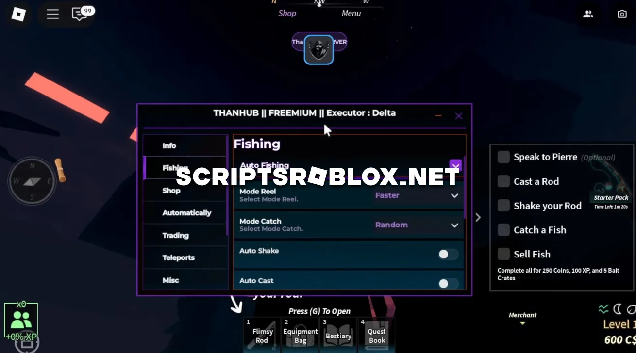 Fisch Script (Thanhub) - Instant Fish, Auto Fishing & More