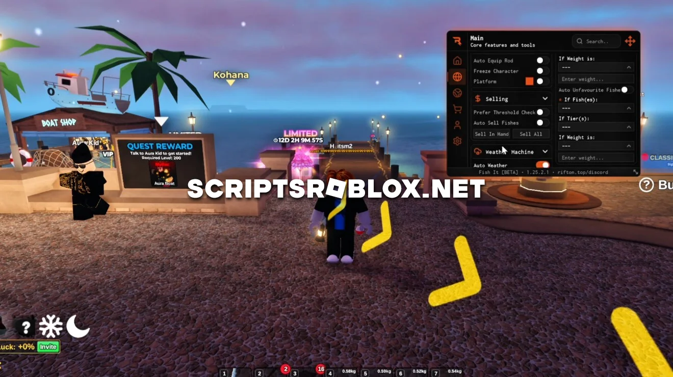Fish It Script No Key (Rift) - Auto Farm, Fast Catch, Fish Spawner & More