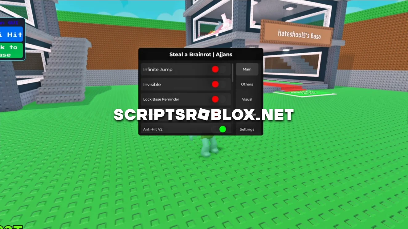 Steal A Brainrot Script (Ajjans Hub) - Instant Grab, Auto Fish & More