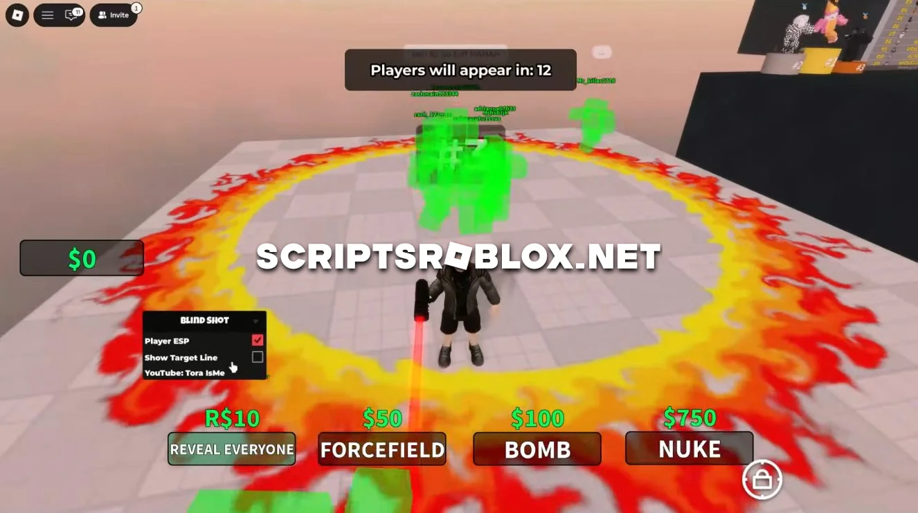 Blind Shot Script - Player ESP, Show Target Line & More (NO KEY)