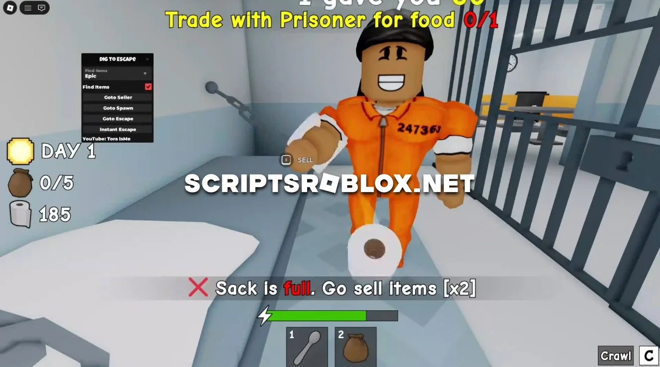 Dig to Escape Script - Instant Escape, Find Items & More