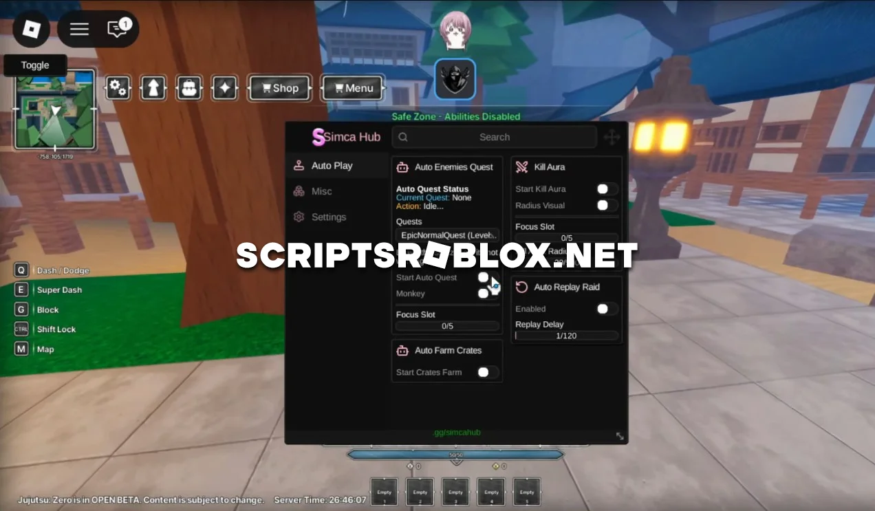 Jujutsu Zero Script - Auto Farm, Auto Quest, Kill Aura & More