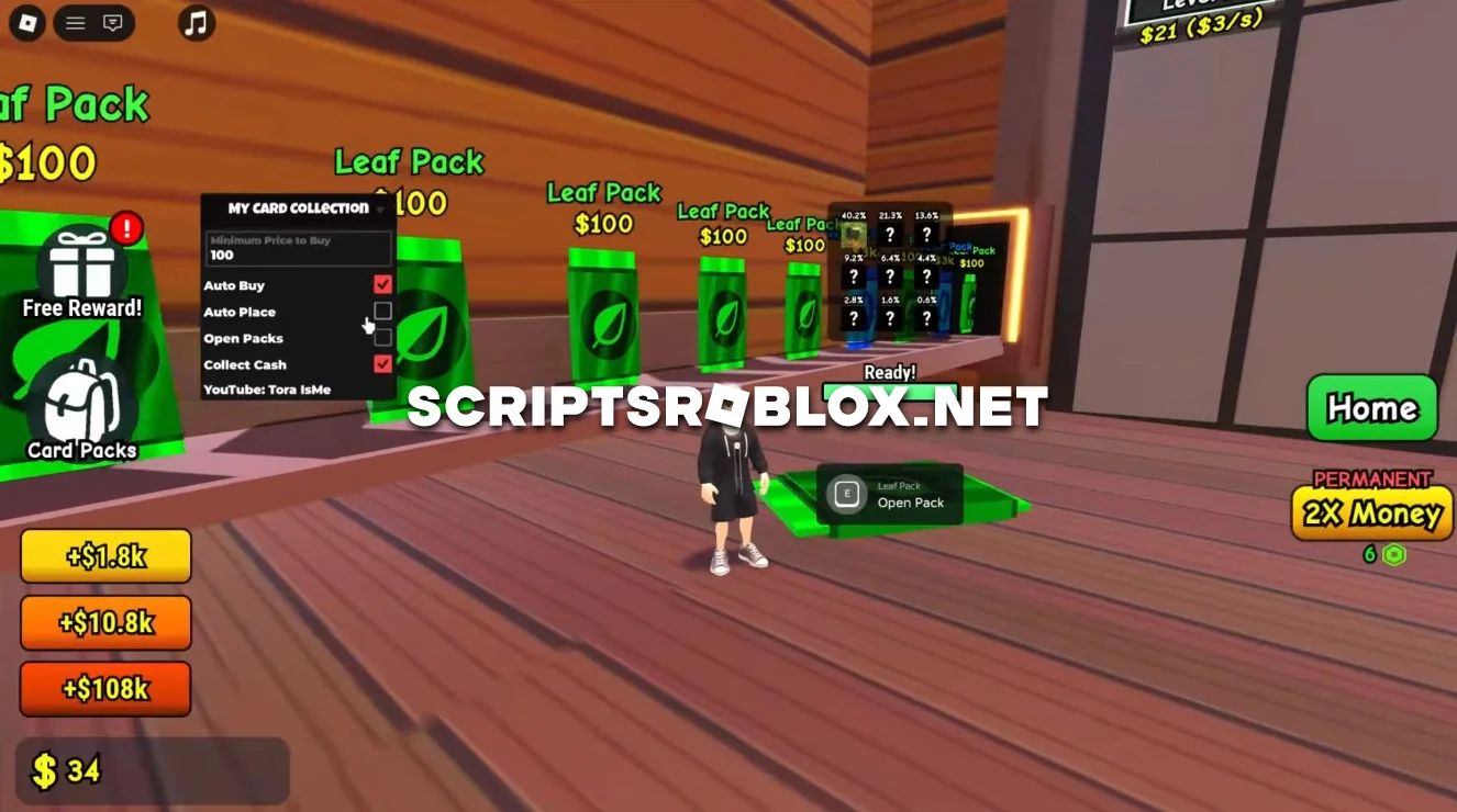 My Card Collection Script - Auto Buy, Collect Cash & More