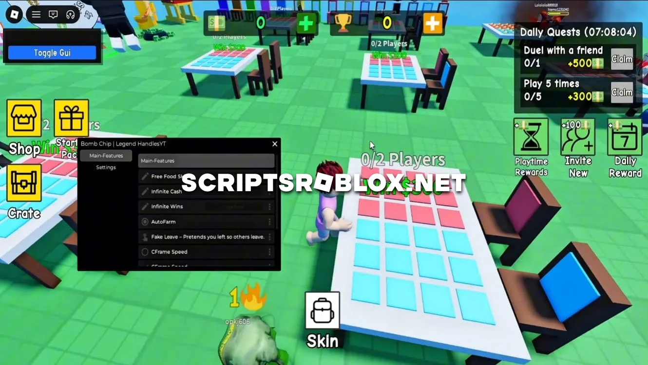 Bomb Chip Script - Auto Farm, Auto Pass, Infinite Cash & More