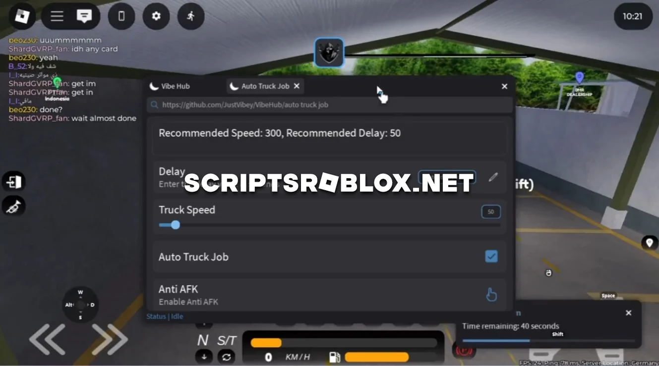 Car Driving Indonesia Script 2026 - Auto Farm GUI