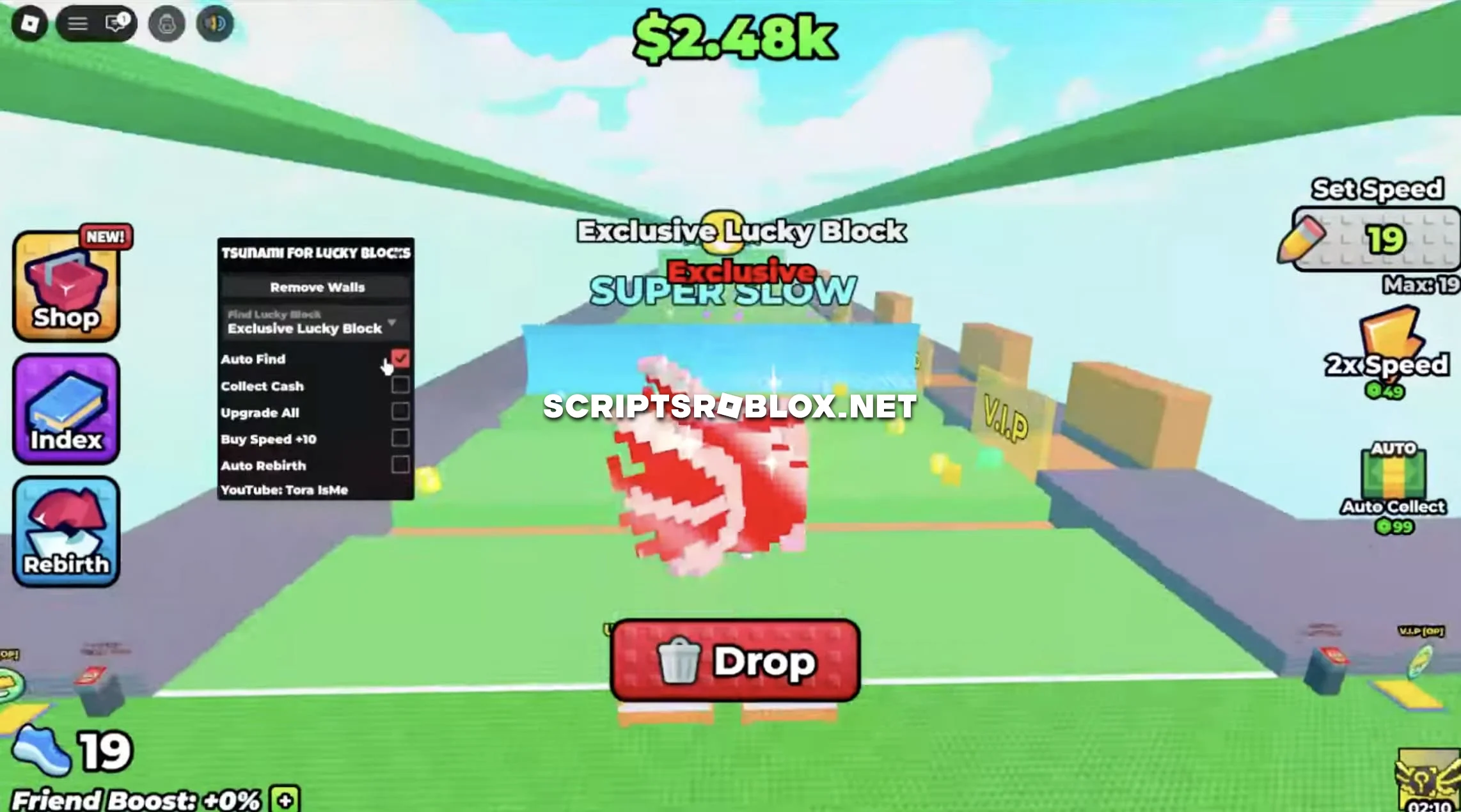 Escape Tsunami For Lucky Blocks Script - Auto Find & More