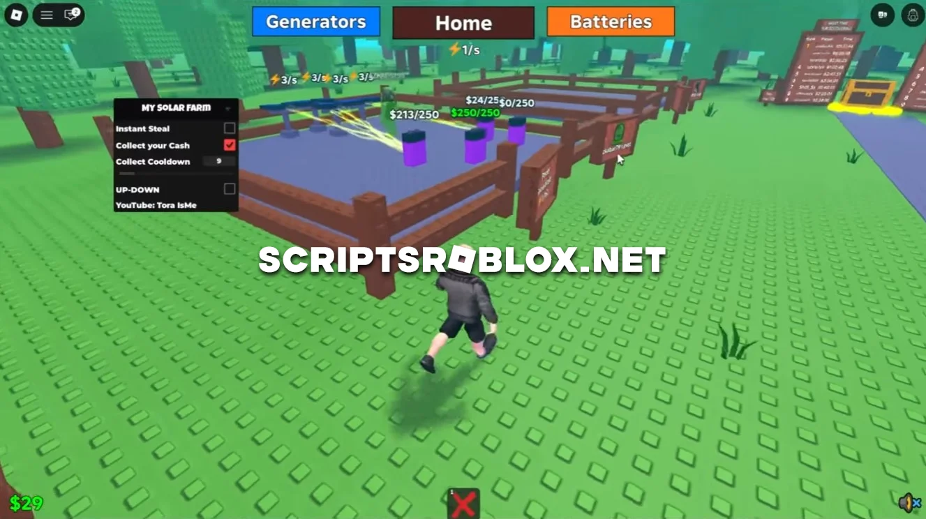 My Solar Farm Script - Instant Steal, Collect Cash & More
