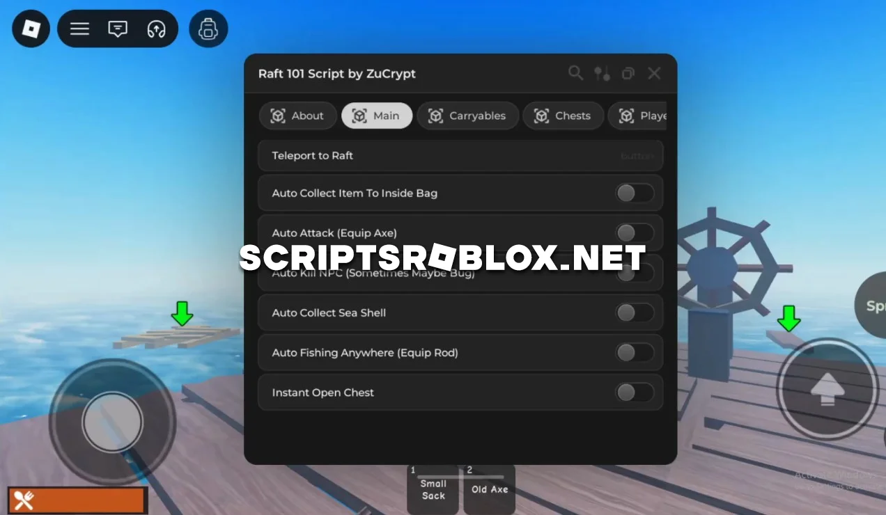 Raft 101 Survival Script - Kill Aura, Auto Collect, Insant Open & More