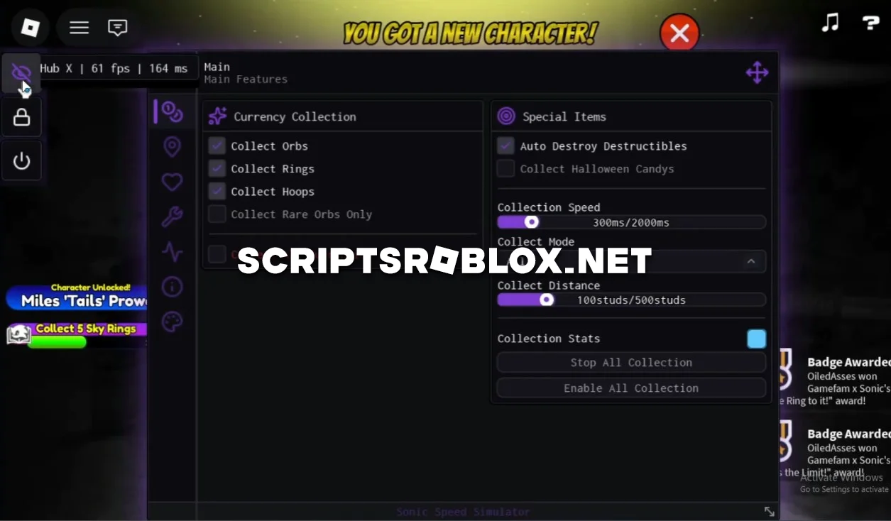 Sonic Speed Simulator Script 2026 - Auto Farm GUI