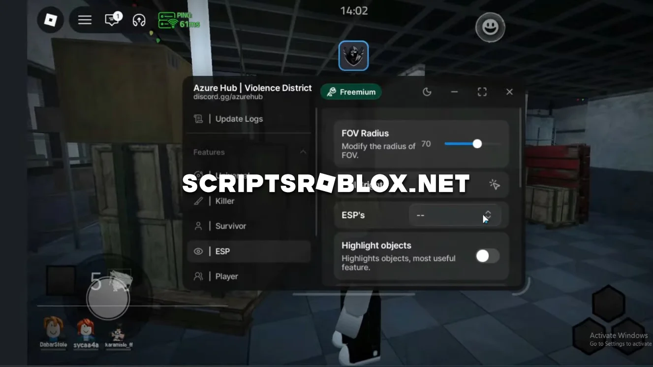 Violence District Script 2026 - Full Bright, Esp, FOV & More