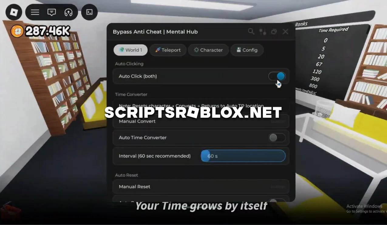 Waste Time Script - Auto Farm, Auto Click & Teleports