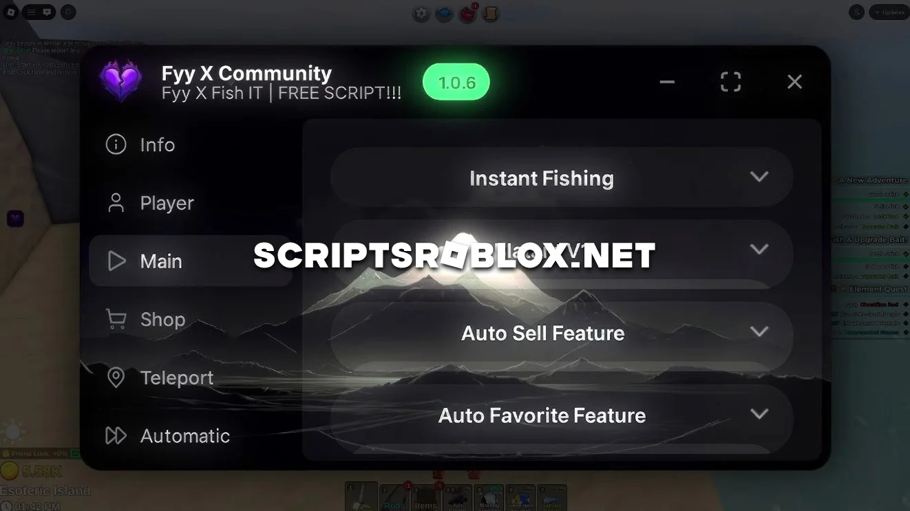 Fish It Script (Fyy X) - Instant Fish, 20x Speed & More 2026