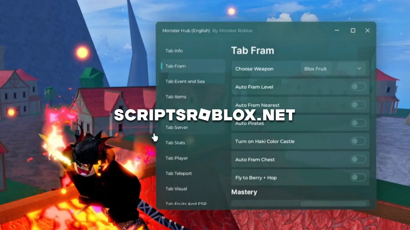 Blox Fruits Script (Monster Hub) - Auto Farm, Auto Quest & More