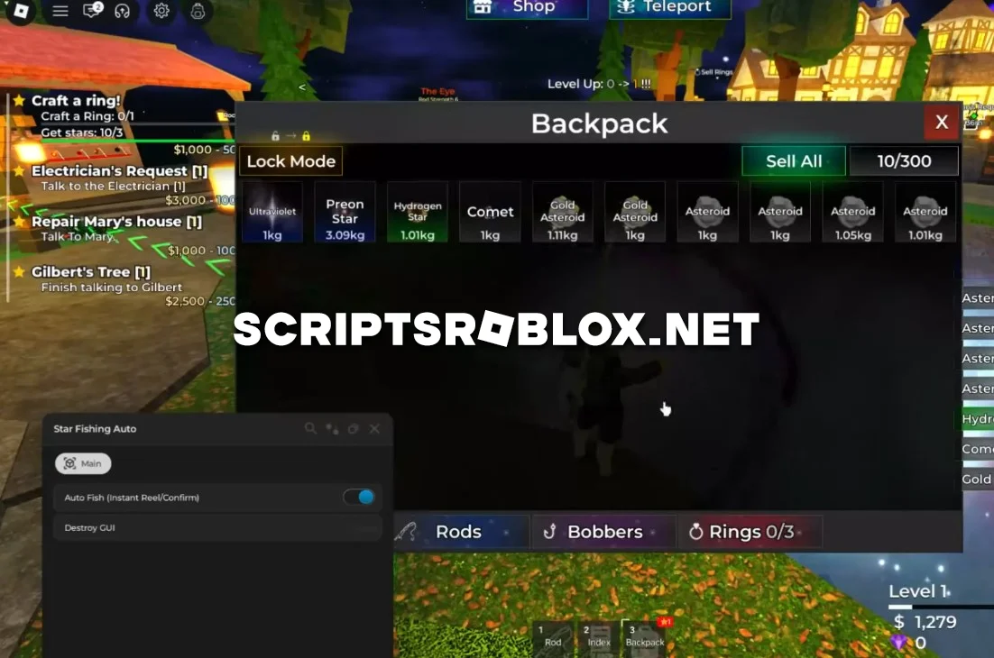 Roblox Star Fishing Script - Auto Fish, Instant Reel (NO KEY)