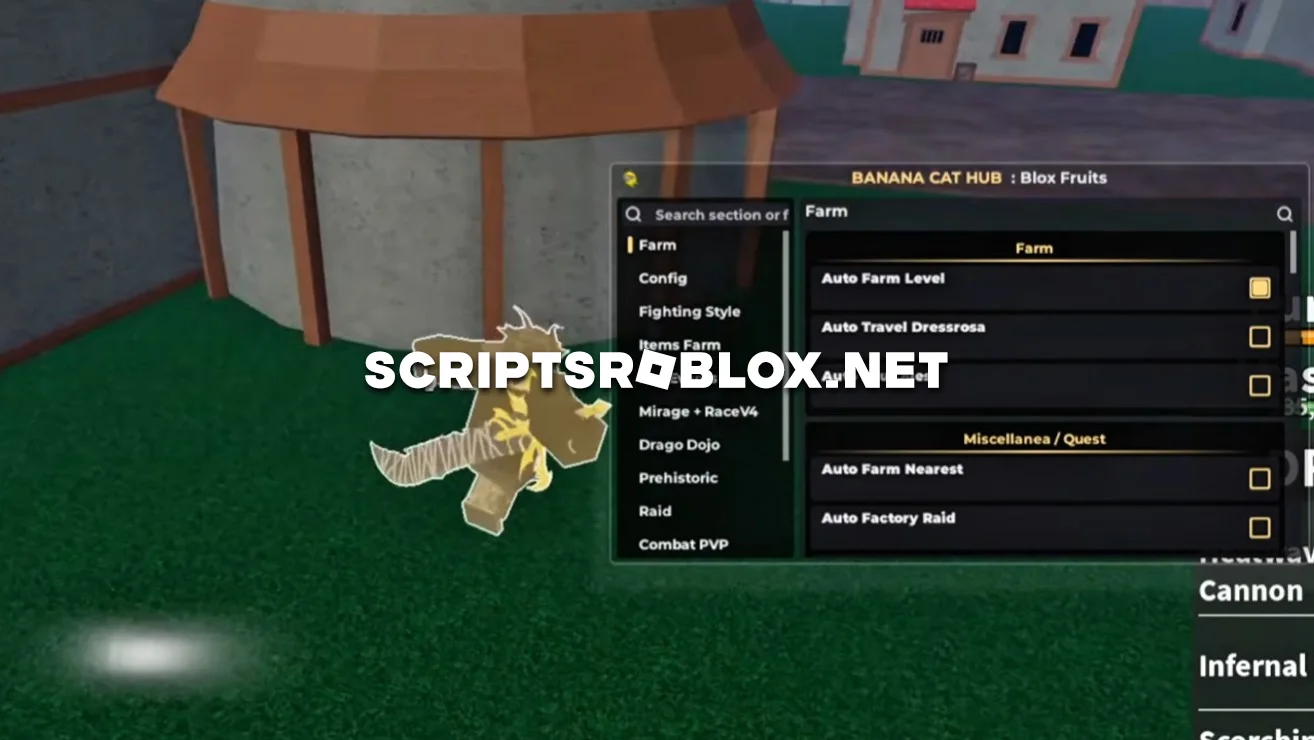 Banana Cat Hub - Blox Fruits Script (Fast Auto Farm & More)