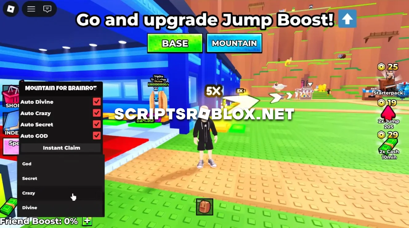 Climb Up Mountain For Brainrot Script - Auto Farm, Teleports & More