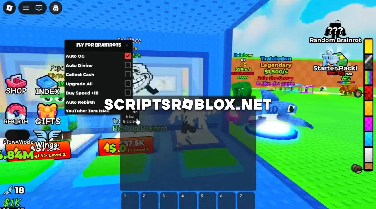 Fly for Brainrots Script - Auto OG, Auto Divine & More (NO KEY)