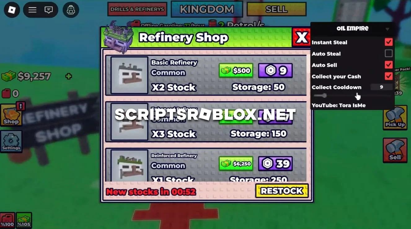 Oil Empire Script - Instant Steal, Auto Sell & More