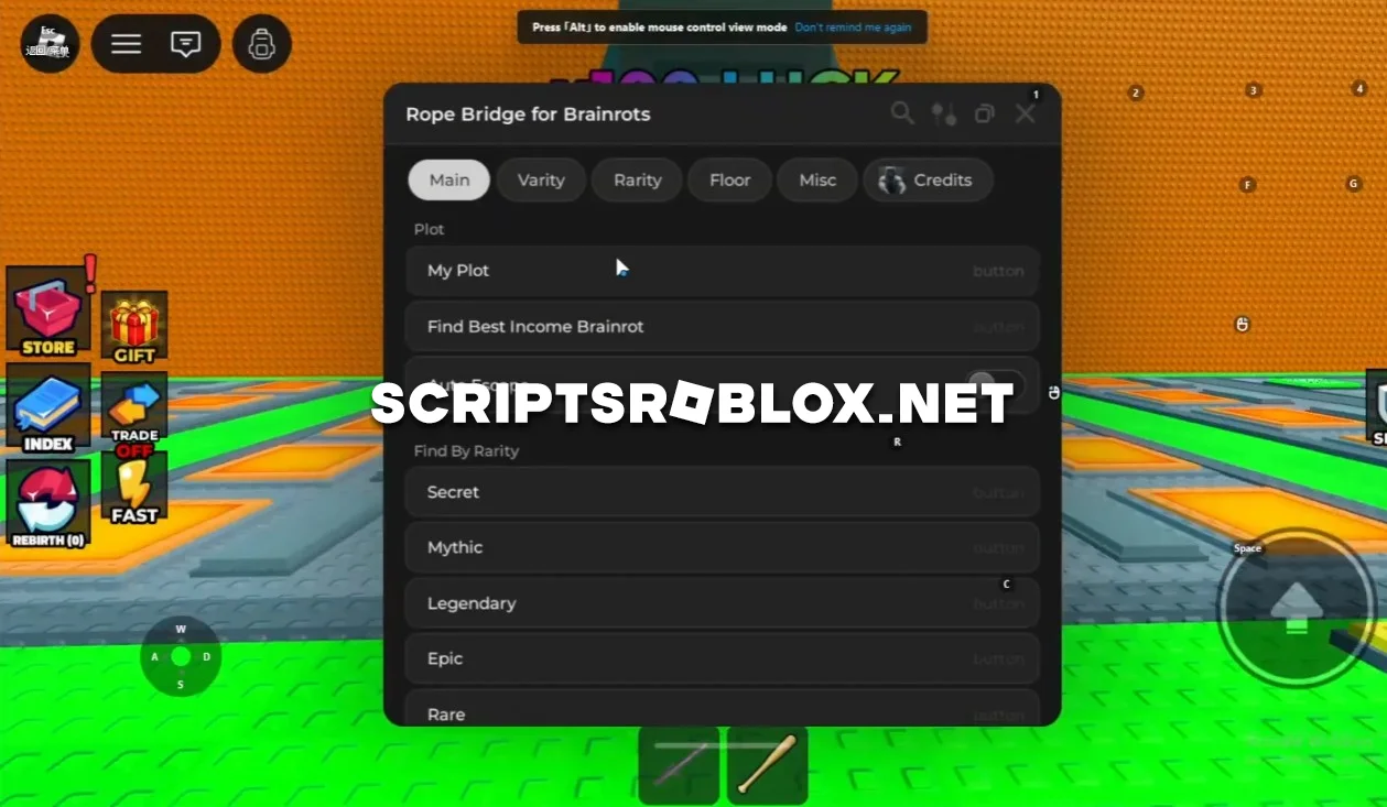 Rope Bridge for Brainrots Script - Find Best Income Brainrot & More