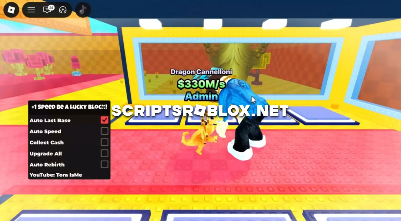 +1 Speed Be a Lucky Block Script - Auto Last Base, Auto Speed