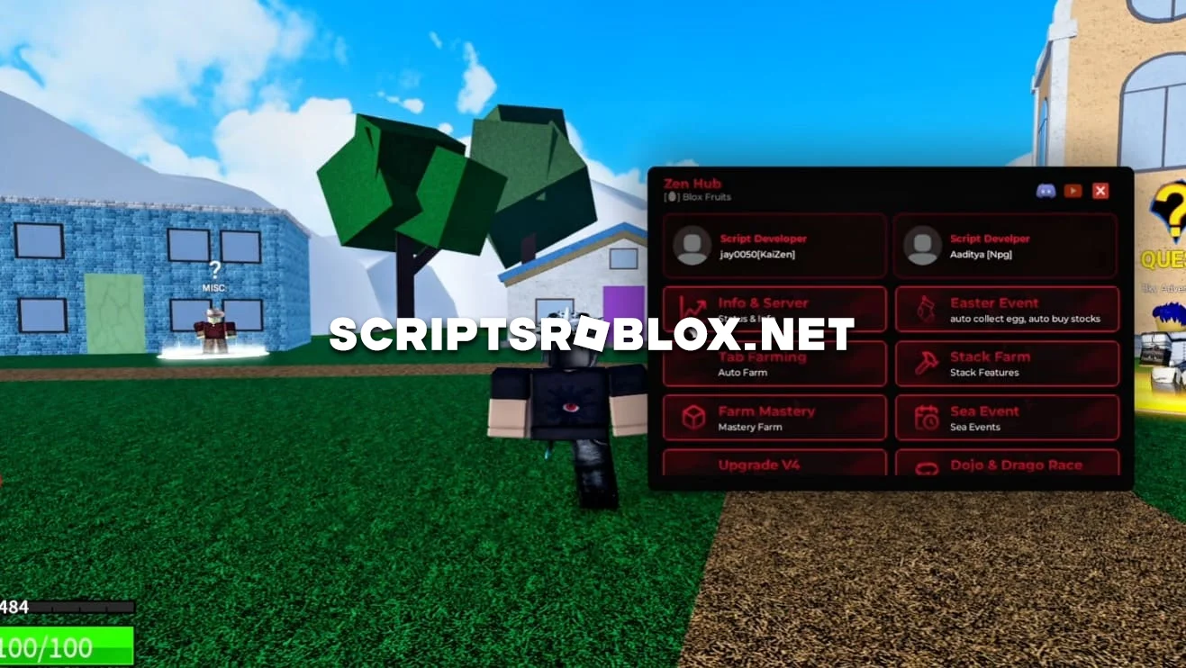 Blox Fruits Script Zen Hub - Easter Event, Best Auto Farm & More