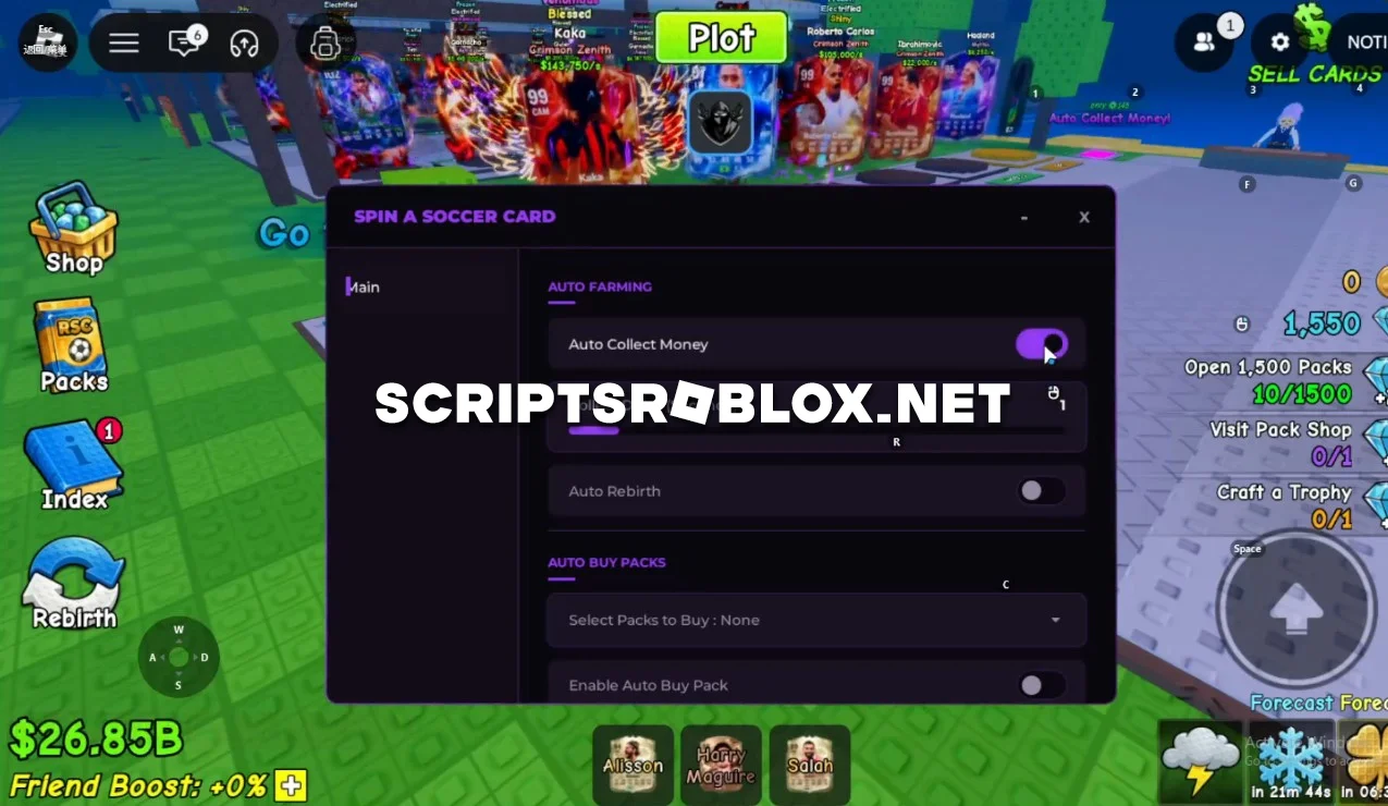Spin a Soccer Card Script - Auto Buy, Auto Spin & More