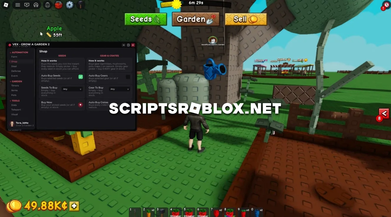 Grow a Garden 2 Script Pastebin - Auto Harvest, Plant, Steal & Defense