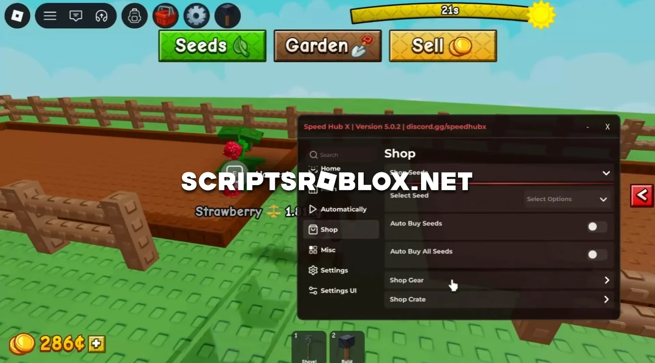 Grow a Garden 2 Script (Speed Hub X) - Auto Plants, Collect & More