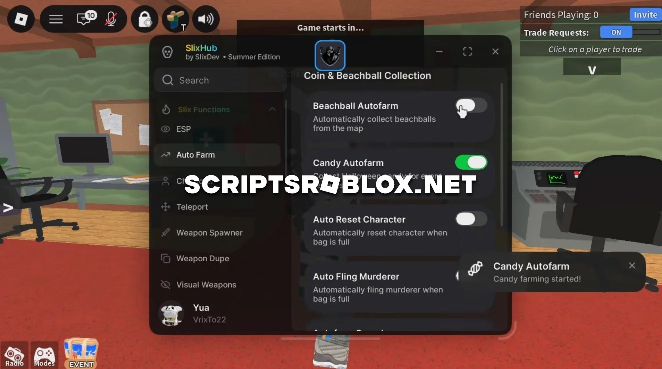 MM2 SlixHub Script (2026) - Free Auto Farm & ESP