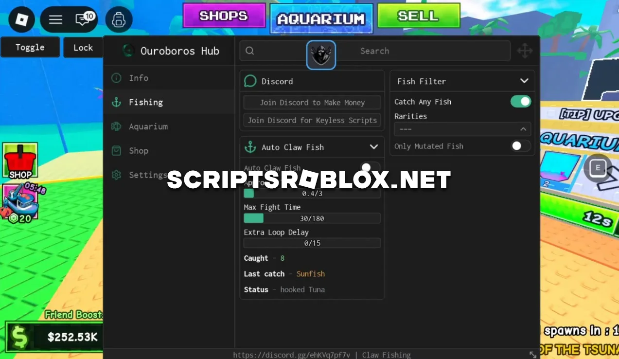 Claw Fishing Script - Auto Claw Fish, Auto Best Fish & More