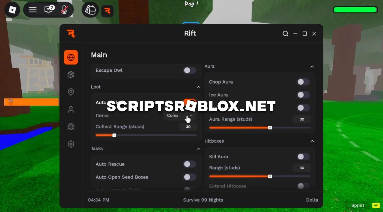 99 Nights in the Forest Rift Script (2026) - Best Auto Farm GUI