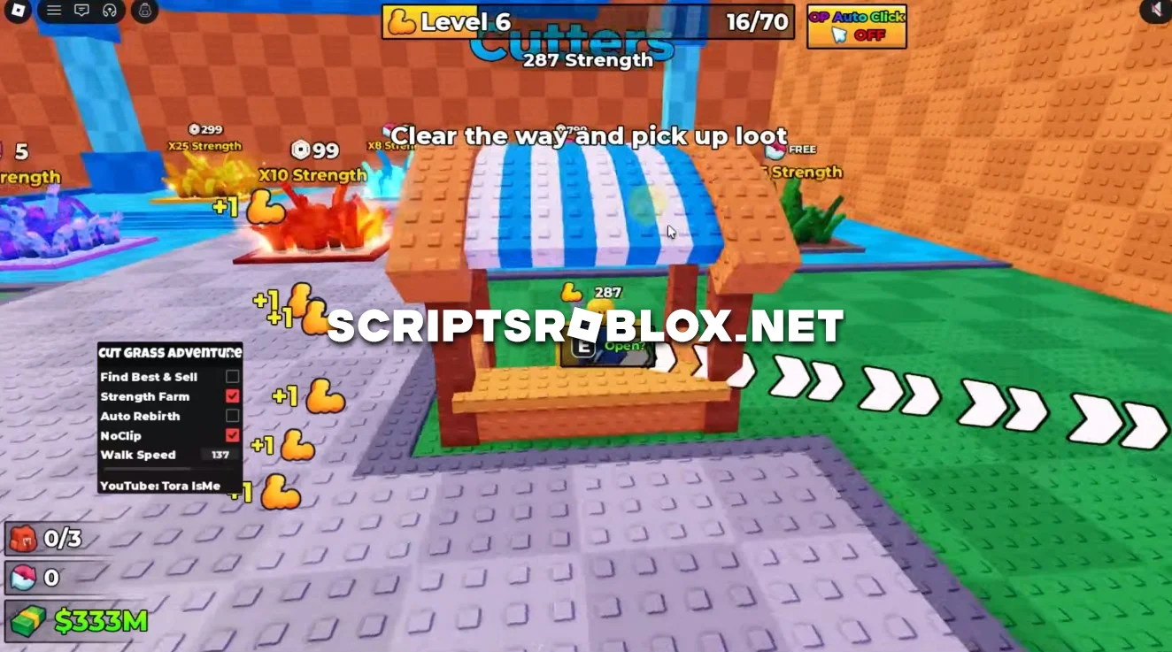 +1 Cut Grass Adventure Script - Auto Farm, Auto Rebirth & More